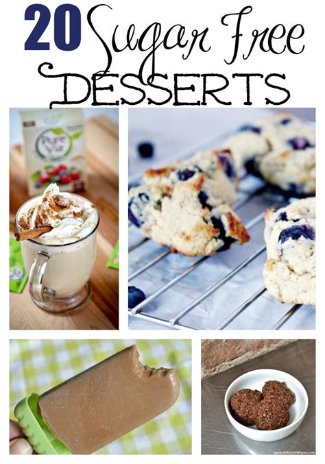 They've been made healthier by cutting down on carbs, sugar, sodium and saturated fat to meet our diabetes recipe guidelines. 20 Sugar Free Desserts - You Brew My Tea