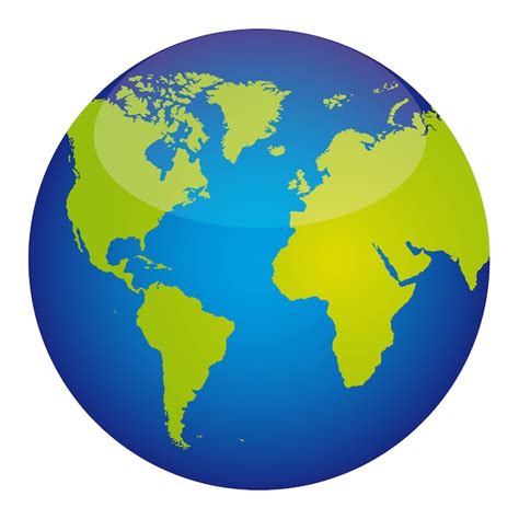 Premium Vector Blue And Green Planet With Transparency Vector