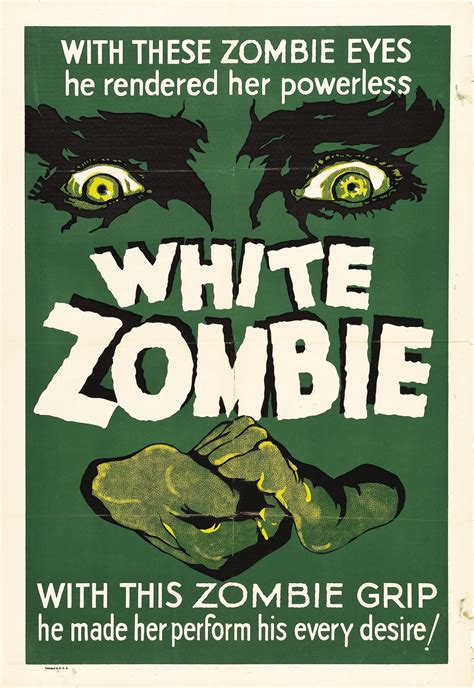 Retro Poster White Zombie 1932 Bloody Good Horror Horror Movie