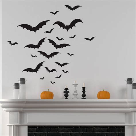 Halloween Bats Wall Stickers Nutmeg Studio