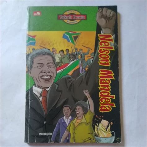 Jual Buku Biografi Original Seri Tokoh Dunia Komik Nelson Mandela