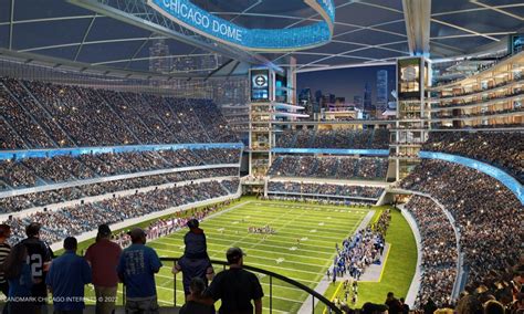 Proposed Soldier Field Renovations With Renderings Featuring Dome