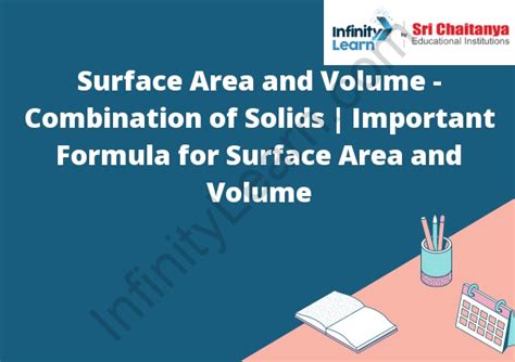 Surface Area And Volume Combination Of Solids Important Formula For