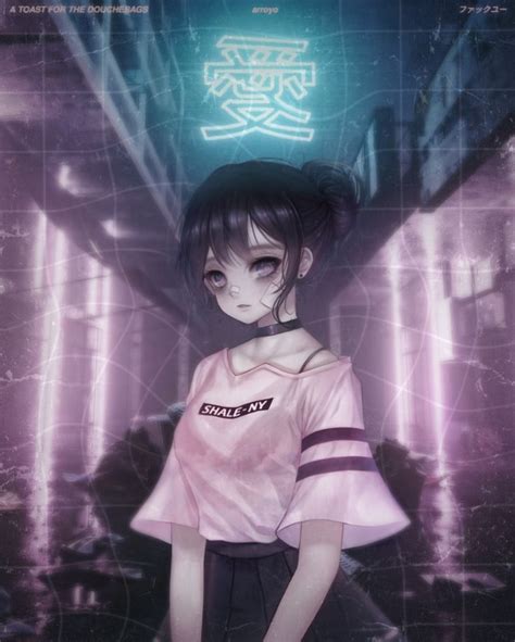 Vaporwave Goth Anime Edit Anime Aesthetic Anime 90s Anime