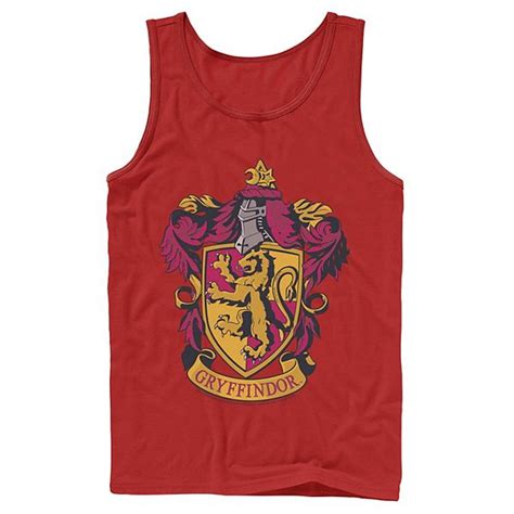 Mens Harry Potter Gryffindor House Crest Tank Top