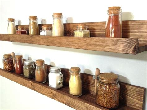 Wall Mount Spice Rack S Diy With Jars Amazon Wooden Spice Rack Wall