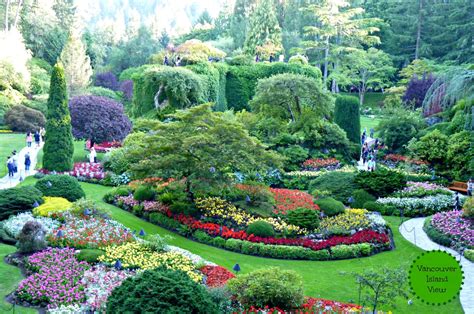 The Spectacular Butchart Gardens Vancouver Island View Buchart
