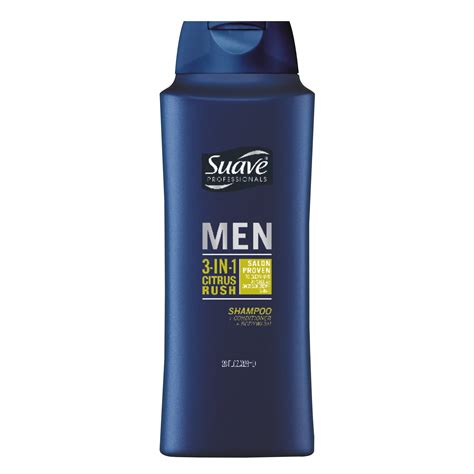 Suave men citrus rush 3-in-1 shampoo conditioner body wash 28 oz
