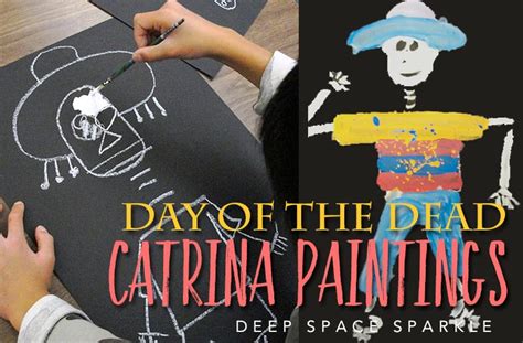 Day Of The Dead Catrina Art Project Deep Space Sparkle