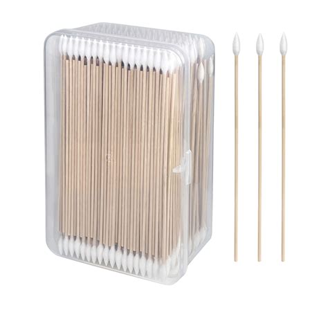 Cotton Tipped Applicator Q Tip Type Swabs 6 Extra Long Wood Handle
