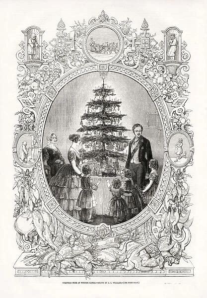 Queen Victoria Prince Albert And Their Christmas Tree