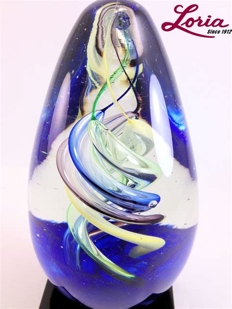 Egg Shaped Art Glass Award Loria Awards