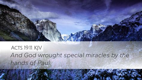 Acts 1911 Kjv Desktop Wallpaper And God Wrought Special Miracles By