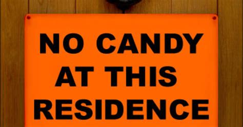 No Candy Signs At Sex Offenders Homes Cbs News