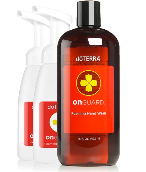 Dōterra On Guard Foaming Hand Wash With 2 Dispensers Blue Dot Oils