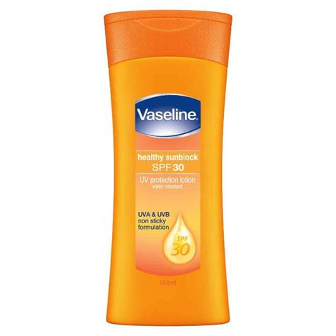 Vaseline Intensive Care Healthy Sunblock Spf30 Lotion Unilever Vaseline®