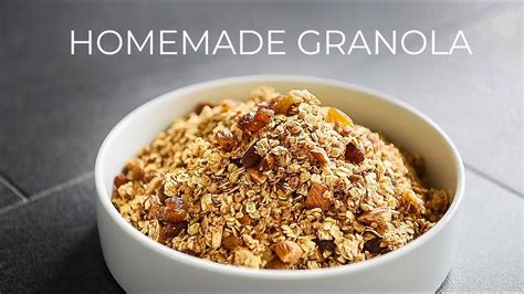 Easy Homemade Granola Recipe Simple Pantry Breakfast Oats Gluten
