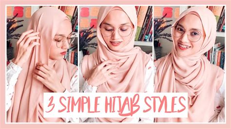 3 effortless chiffon hijab styles my everyday chest covered hijab tutorials youtube