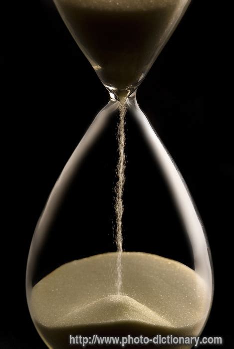 Running Hourglass Photopicture Definition At Photo Dictionary