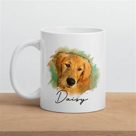 Custom Dog Mug Personalized Dog Mug Dog Lover T Pet Etsy