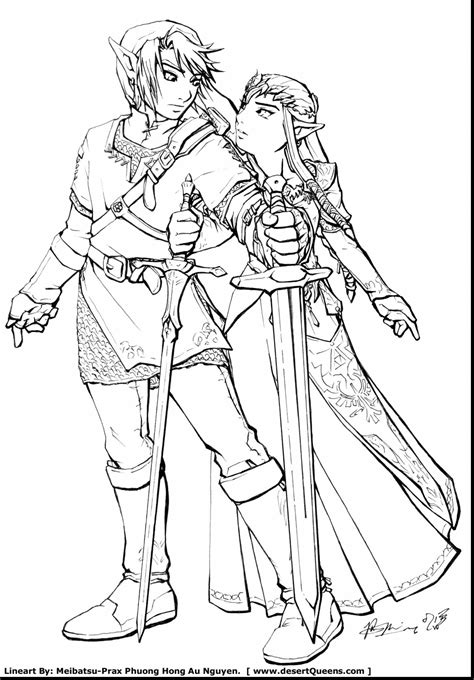 43 Breath Of The Wild Coloring Pages Just Kids