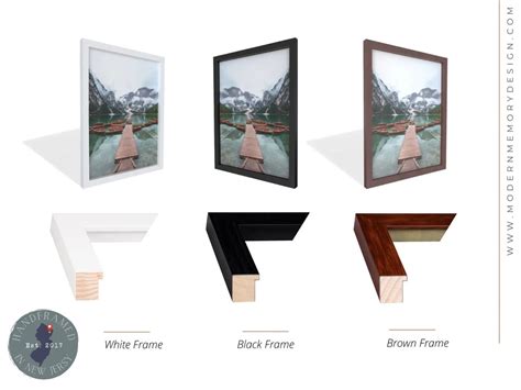 Custom Size Picture Frames With Glass Wall Hanging Frames — Modern