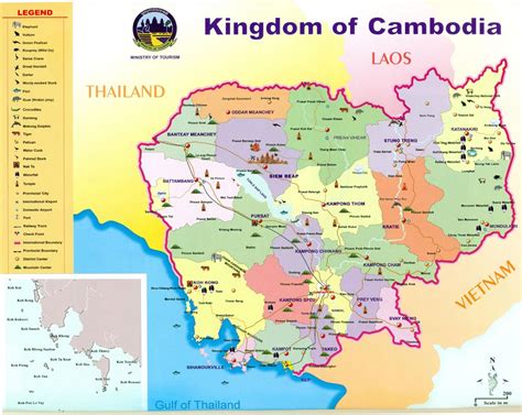 Cambodia Temples Map Map Of Cambodia Temples South Eastern Asia Asia