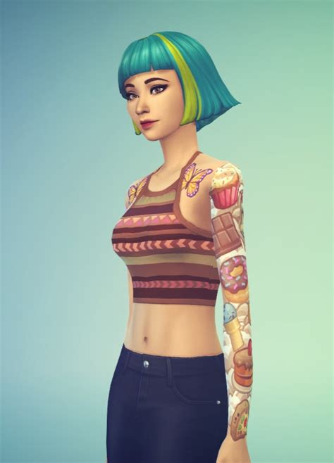 Cute Tattoo Base Game By Tigodepresso At Mod The Sims 4 Sims 4 Updates