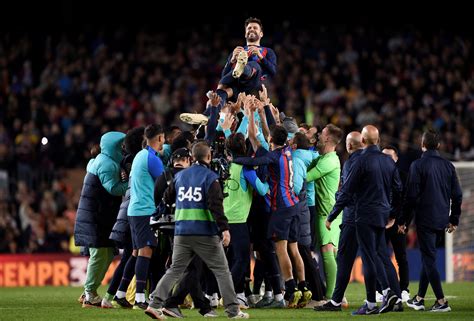 Gerard Pique's Camp Nou farewell sees the trophy-laden Barcelona legend