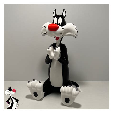 3d Print Sylvester The Cat • Made With Creality Ender 3 V2・cults