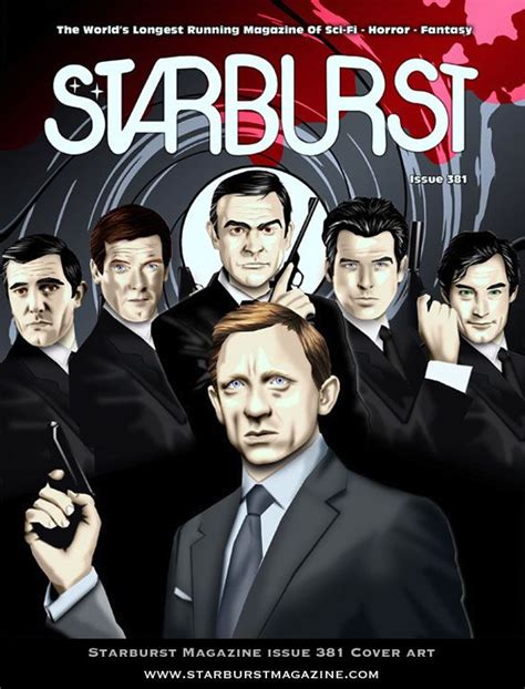 James Bond Illustration For Starburst Magazine Issue 381 Illustration