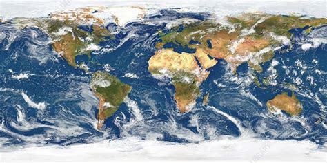 World Weather Satellite Image Stock Image C005 3522 Science