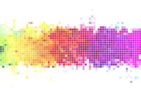 Premium Vector Colorful Pixels Background Illustration