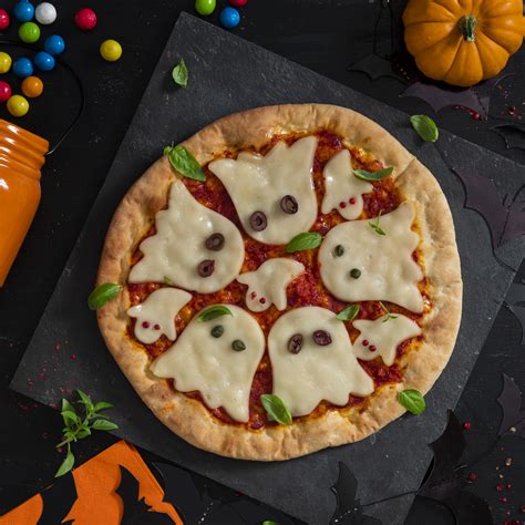 Halloween Ghost Pizza Veggievision Tv