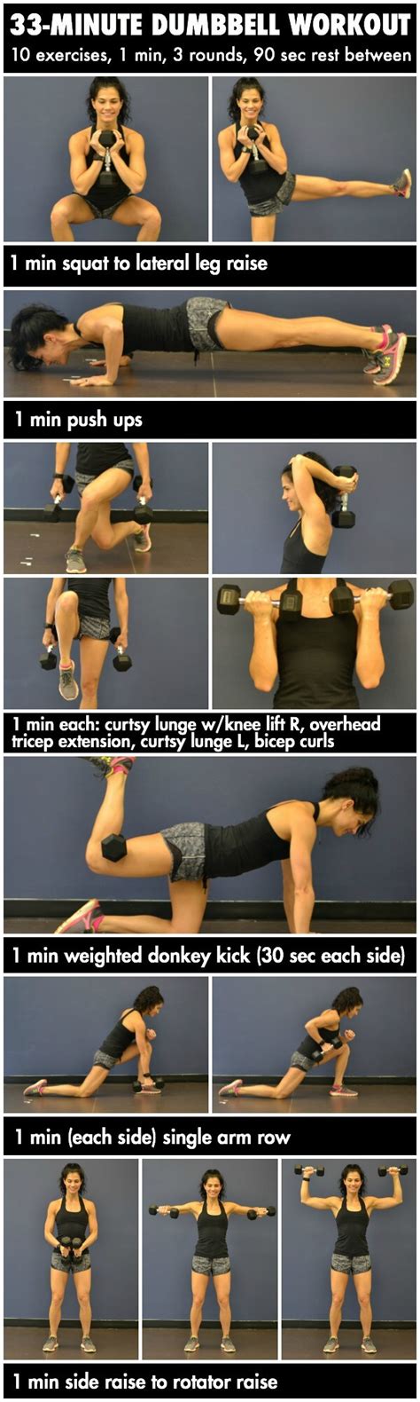 33 Minute Total Body Dumbbell Workout