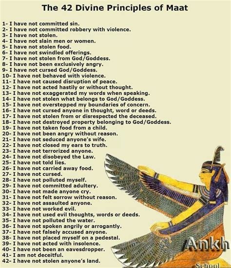 Pdf room is a search engine where you can find educational and recreational pdf books. .The 42 Divine Principles of Ma'at | Kemet | Pinterest