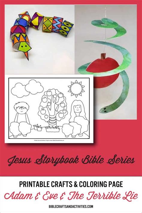 Adam And Eve Crafts And Printables Bible Crafts And Activities