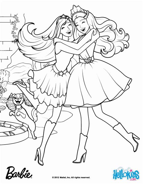 Are you like with disney princess coloring pages above ?? Barbie Princess And The Popstar Coloring Pages - Coloring Home