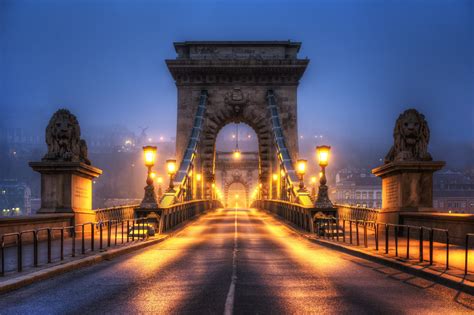 Széchenyi Chain Bridge Capturing Budapests Iconic Symbol Of Resilience