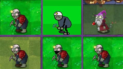 Plants Vs Zombies Mod Version All Digger Zombie Digger Paint Vs