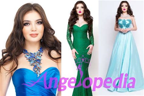 Darina Kulsitova Of Kazakhstan Vying For The Title Of Miss Universe