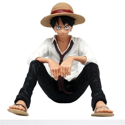 Buy Hentuha One Piece Anime Figure Luffy Statue Figure Sitting Posture