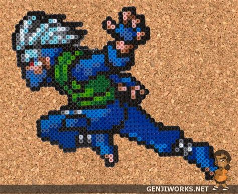 Kakashi 2 Perler By Genjiworks On Deviantart Pixel Art Pattern Pixel