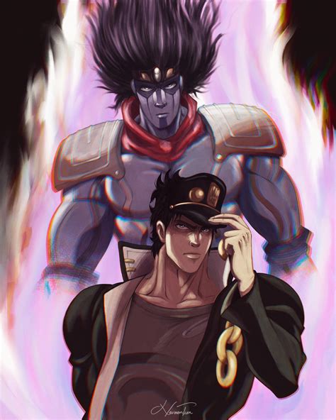 Jotaro Kujo And Star Platinum Fanart Ig Instahrex R