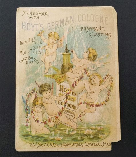 5 Victorian Advertisement Trade Cards Hoyts German Cologne Ebay