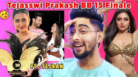 Tejasswi Prakash Bigg Boss 15 Winning Moment Ft Tejran Reaction YouTube