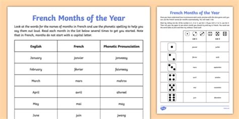 A superb range of free printable maths worksheets ks2, covering all aspects of the maths that your child needs to know. KS2 French Months of the Year Worksheet | Primary Resources