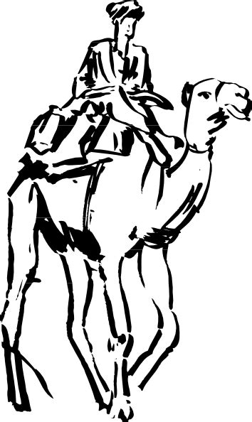 Riding On Camel Drawing Clip Art Library