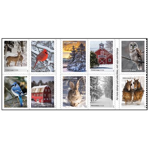 Art And Collectibles Usps Forever Stamps Postage Stamps For Christmas