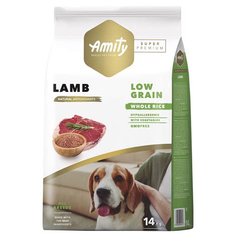 Ração Para Cão Amity Super Premium Low Grain Adulto Cordeiro